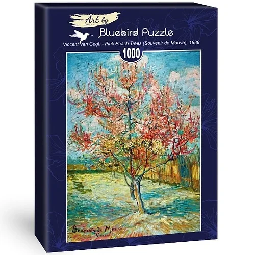 Educa borras 1000 Pieces La Noche Estrellada Vincent Van Gogh Wooden Puzzle  Blue