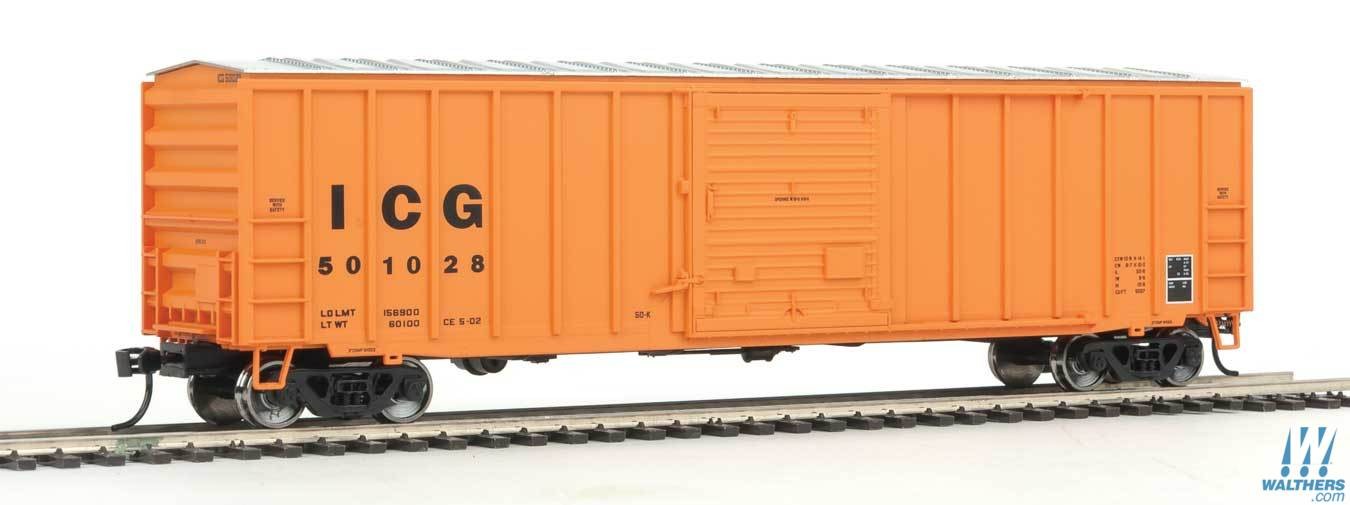 1601 nuevo Pista h0-Walthers flatcar burlington northern